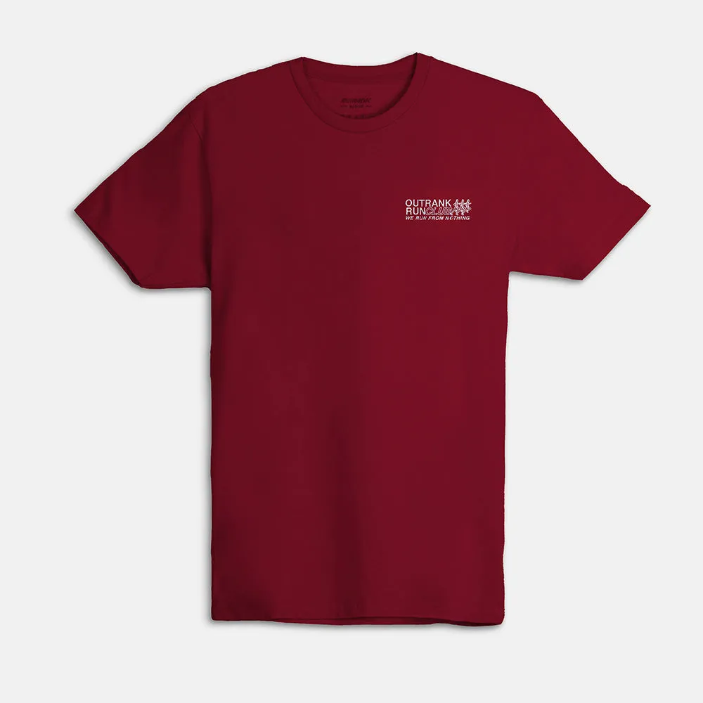 We Run From Nothing Embroidered T-Shirt