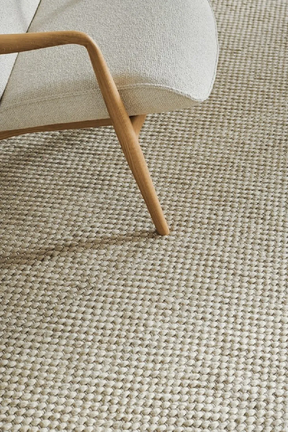 Wool Neutral-Colored Carpet 6'7" x 9'10" | Bolia Scandinavia